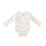 Pehr-Long Sleeve Kimono One-Piece-Sweet Pea-1