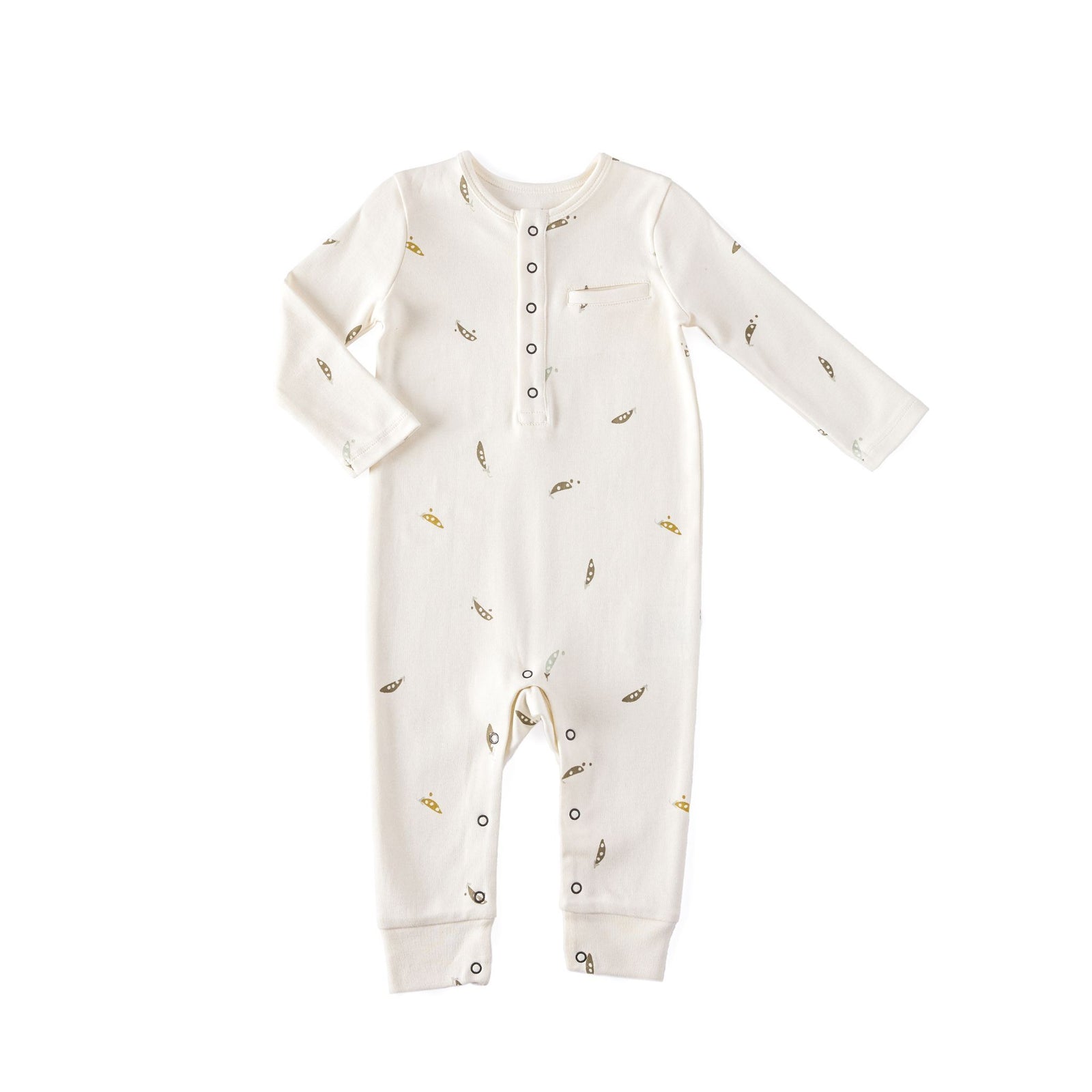 Henley Romper Romper Pehr Canada Sweet Pea 0 - 3 mos. 