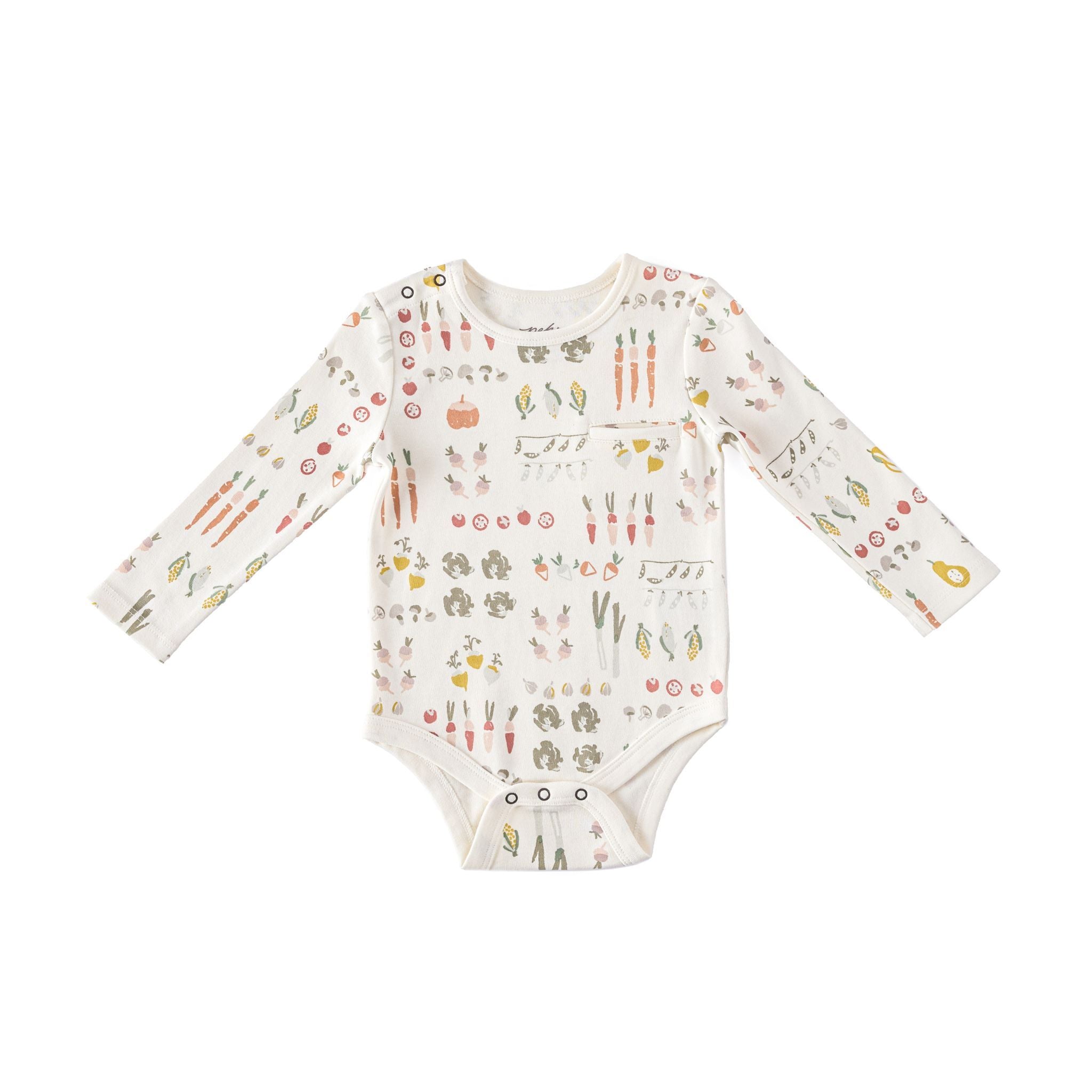 Pehr-Shoulder Snap Pocket One-Piece-Veggie Patch-1