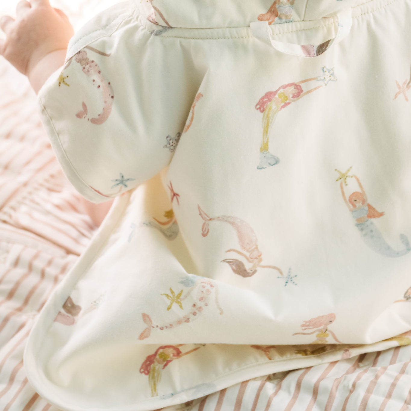 Pehr - Hooded Poncho Towel - Mermaid Melody- Baby-3