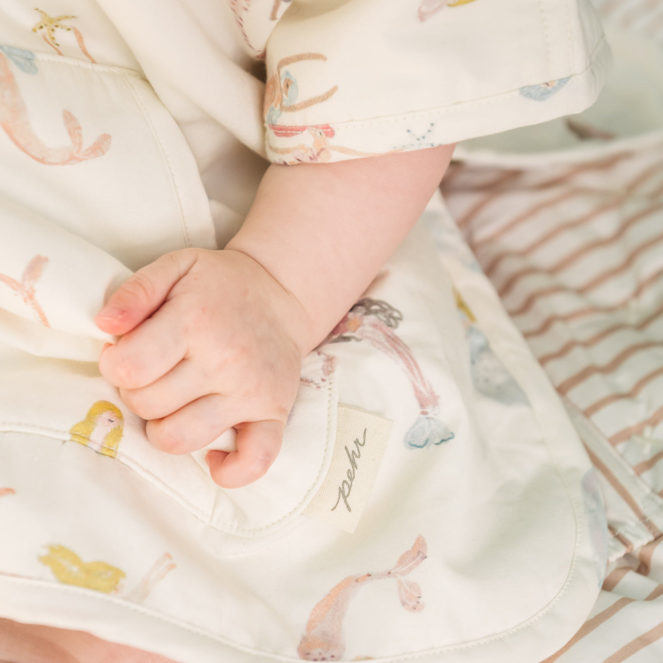 Pehr - Hooded Poncho Towel - Mermaid Melody- Baby-4