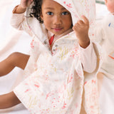 Hooded Poncho Towel - Sea Bloom