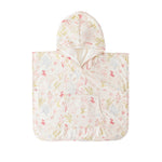 Hooded Poncho Towel - Sea Bloom