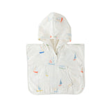 Hooded Poncho Towel - Set Sail