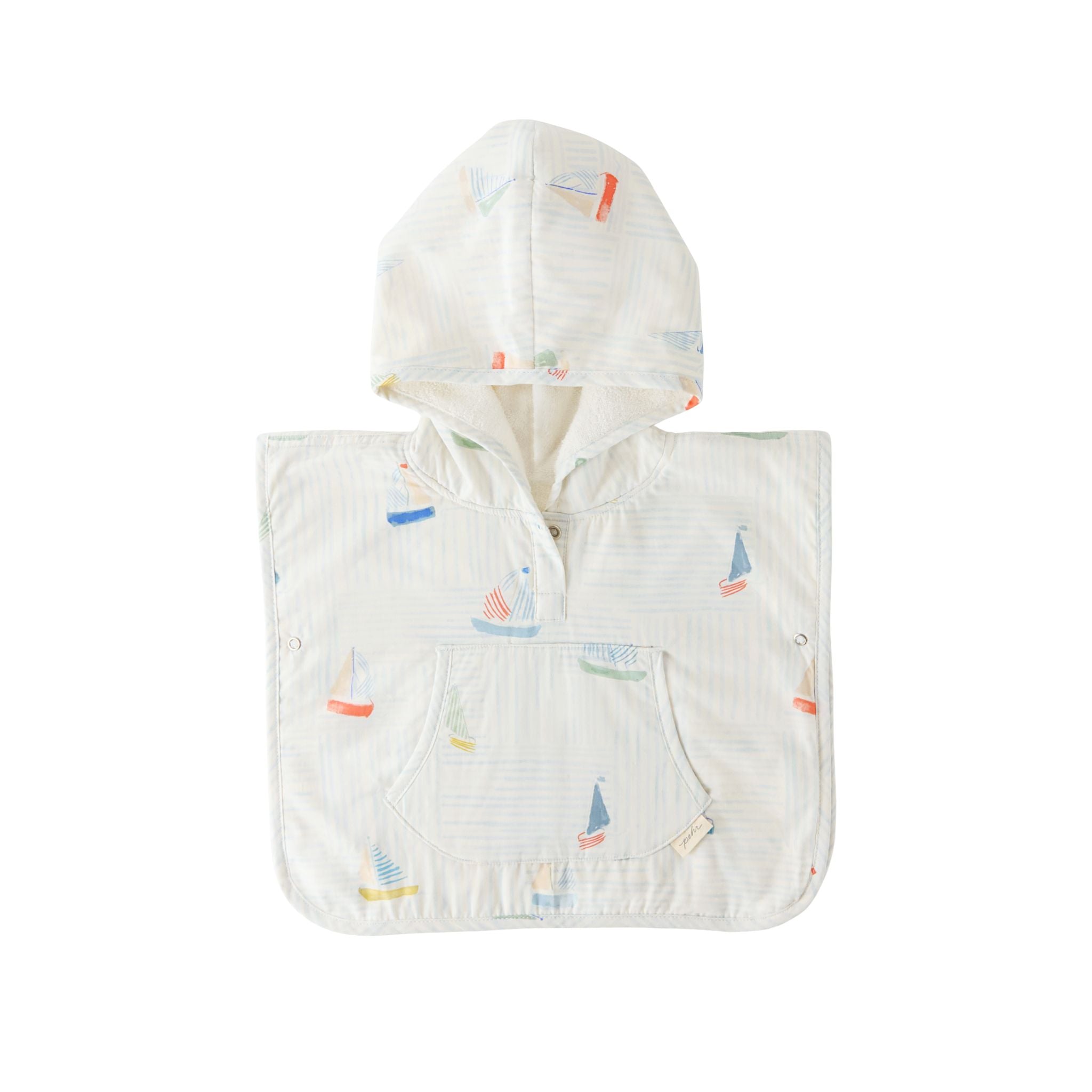 Hooded Poncho Towel - Set Sail