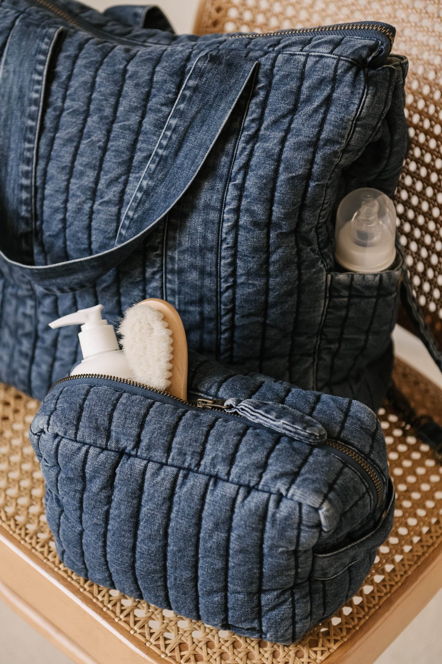 Pehr-Denim Pouch-Vintage Wash-2