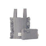 Pehr-Bucket Stroller Organizer Set-Gingham Indigo-1