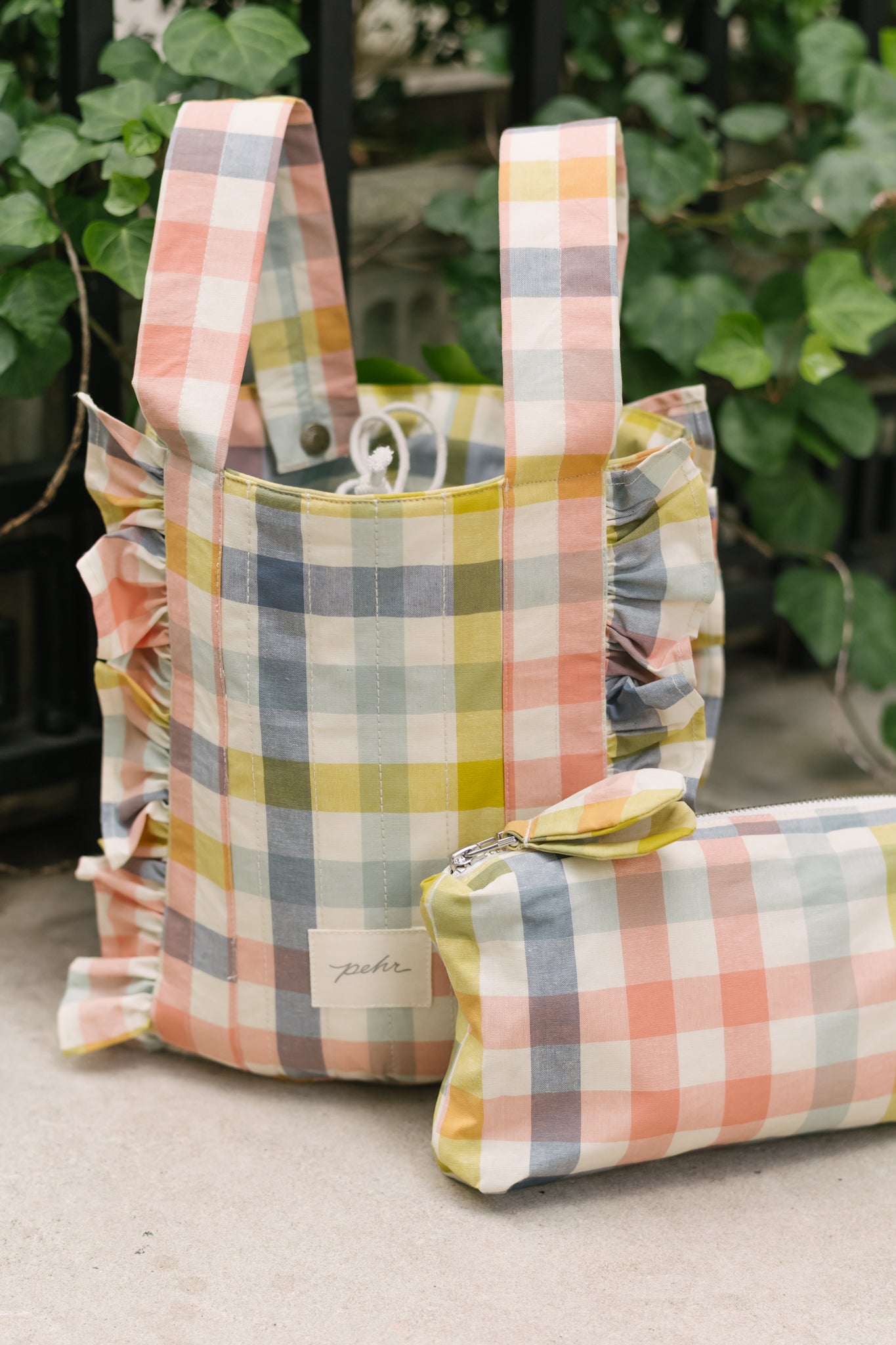 Pehr-Bucket Stroller Organizer Set-Picnic-3