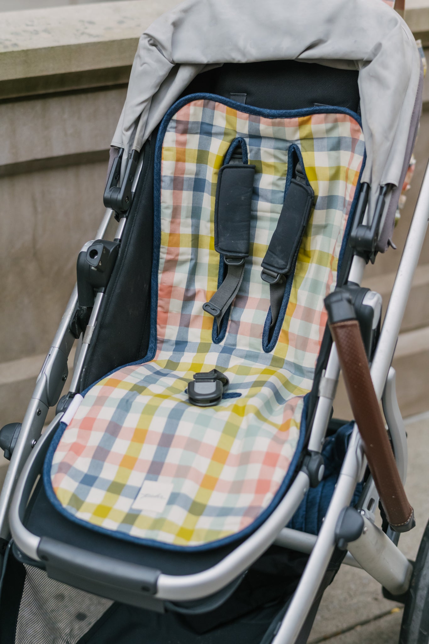 Pehr-Reversible Stroller Insert-Vintage Wash Picnic-2