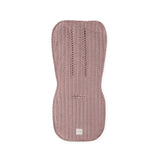 Pehr-Reversible Stroller Insert-Gingham Mulberry/Sherpa-1