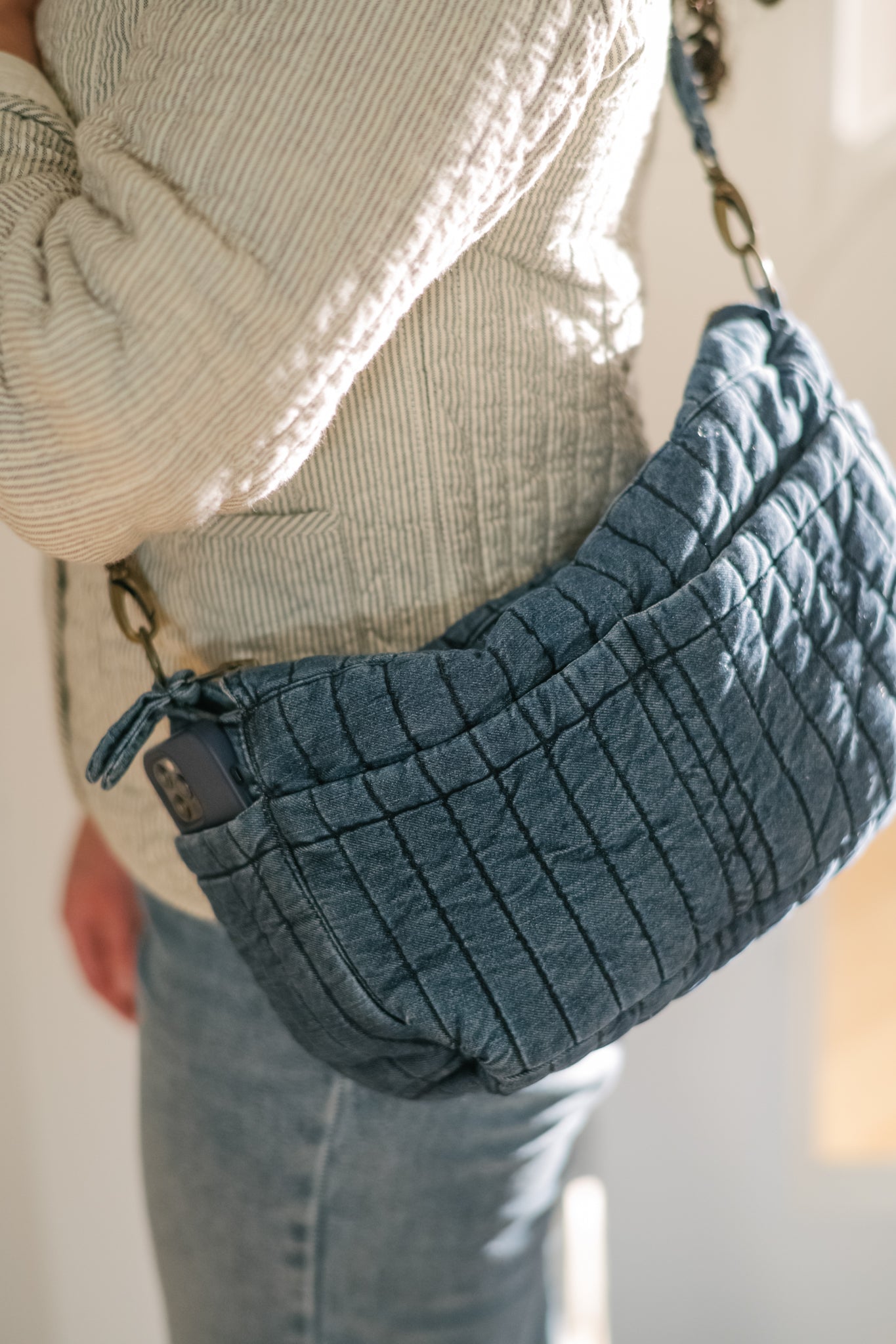 Pehr-Denim Stroller Bag-Vintage Wash-5