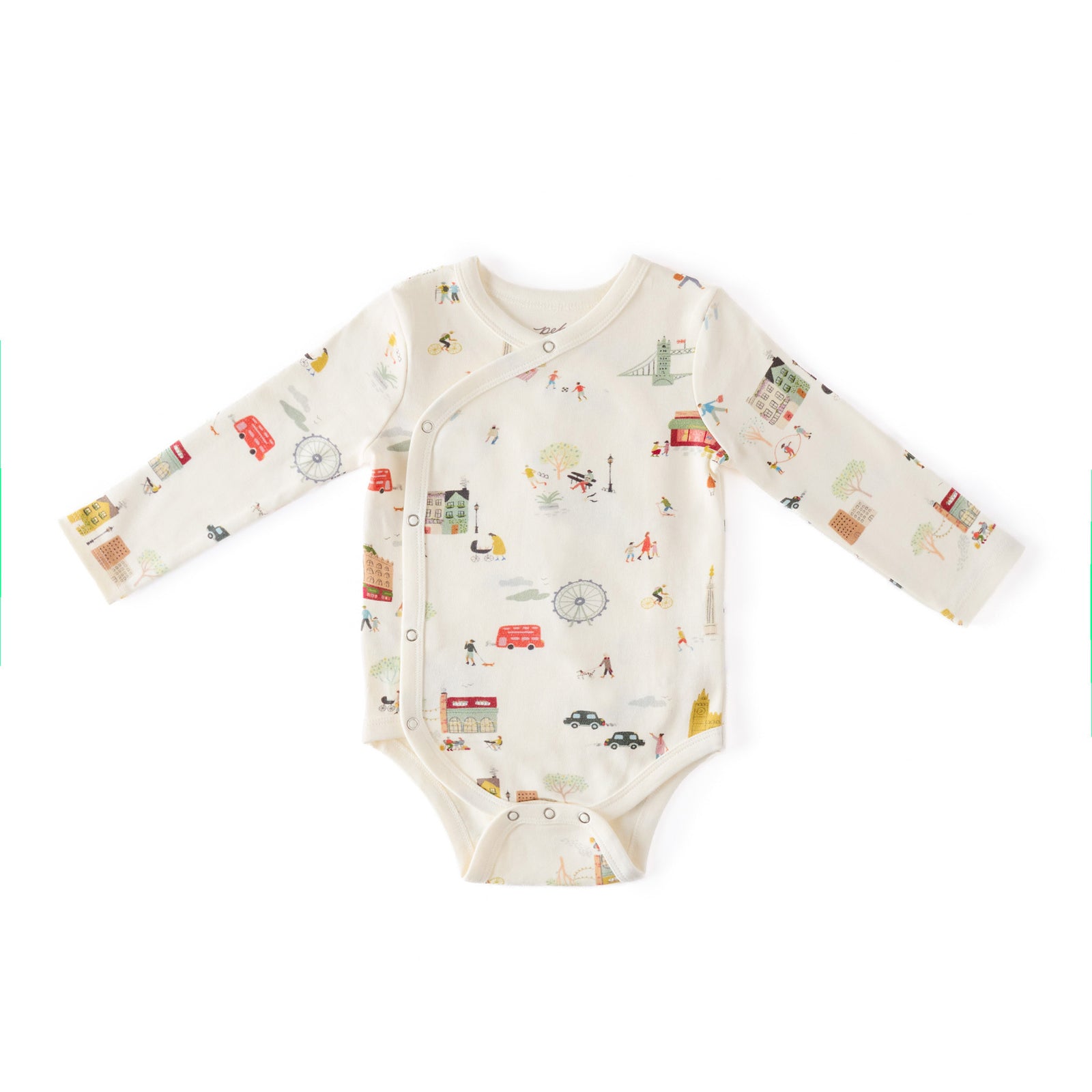 Long Sleeve Kimono One-Piece One-Piece Pehr Canada Explore London 0 - 3 mos. 