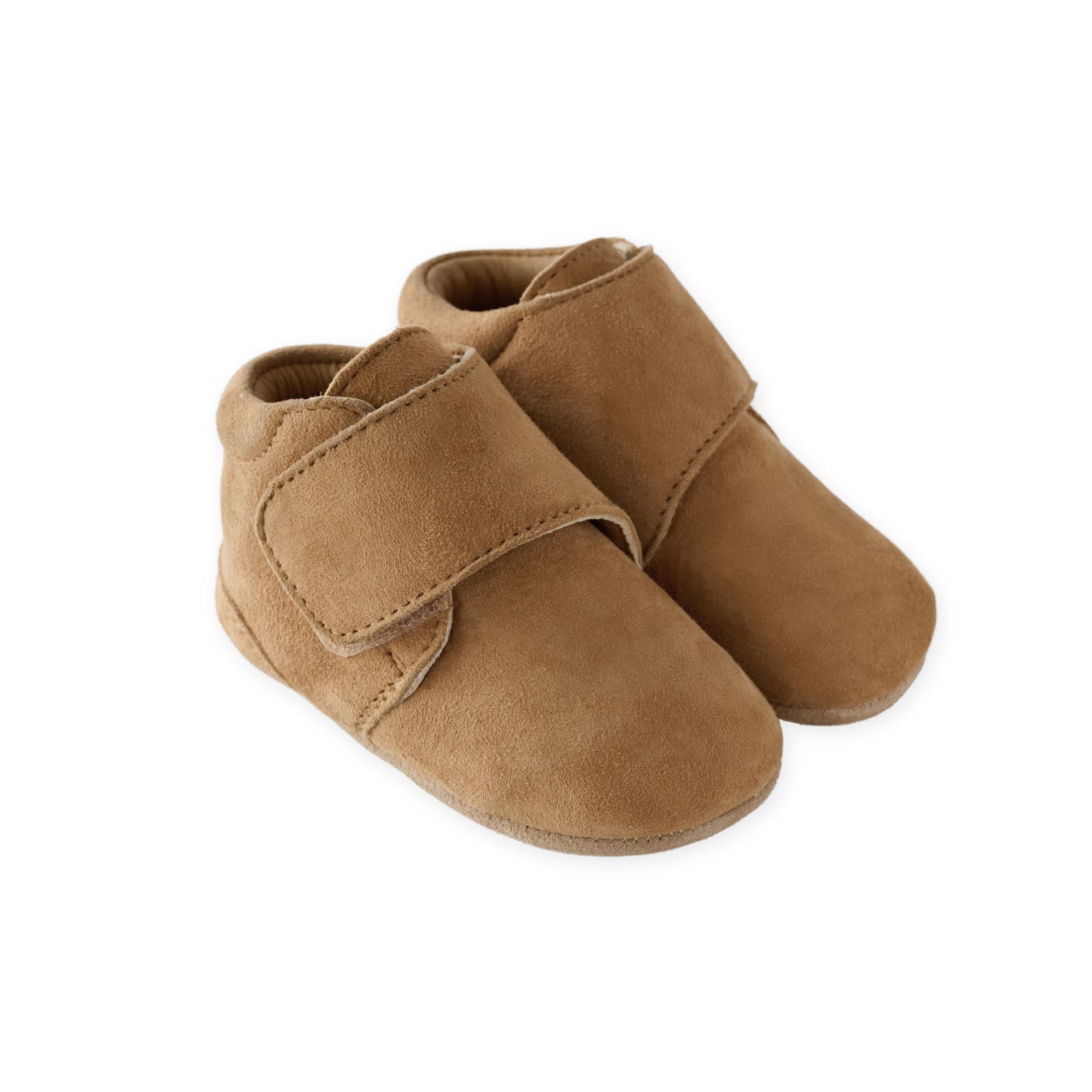 Suede Babble Bootie Booties Pehr Canada Chestnut 0 - 3 mos. 