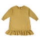 Kids French Terry Ruffle Hem Dress Dress Pehr Canada Dijon 6 T 