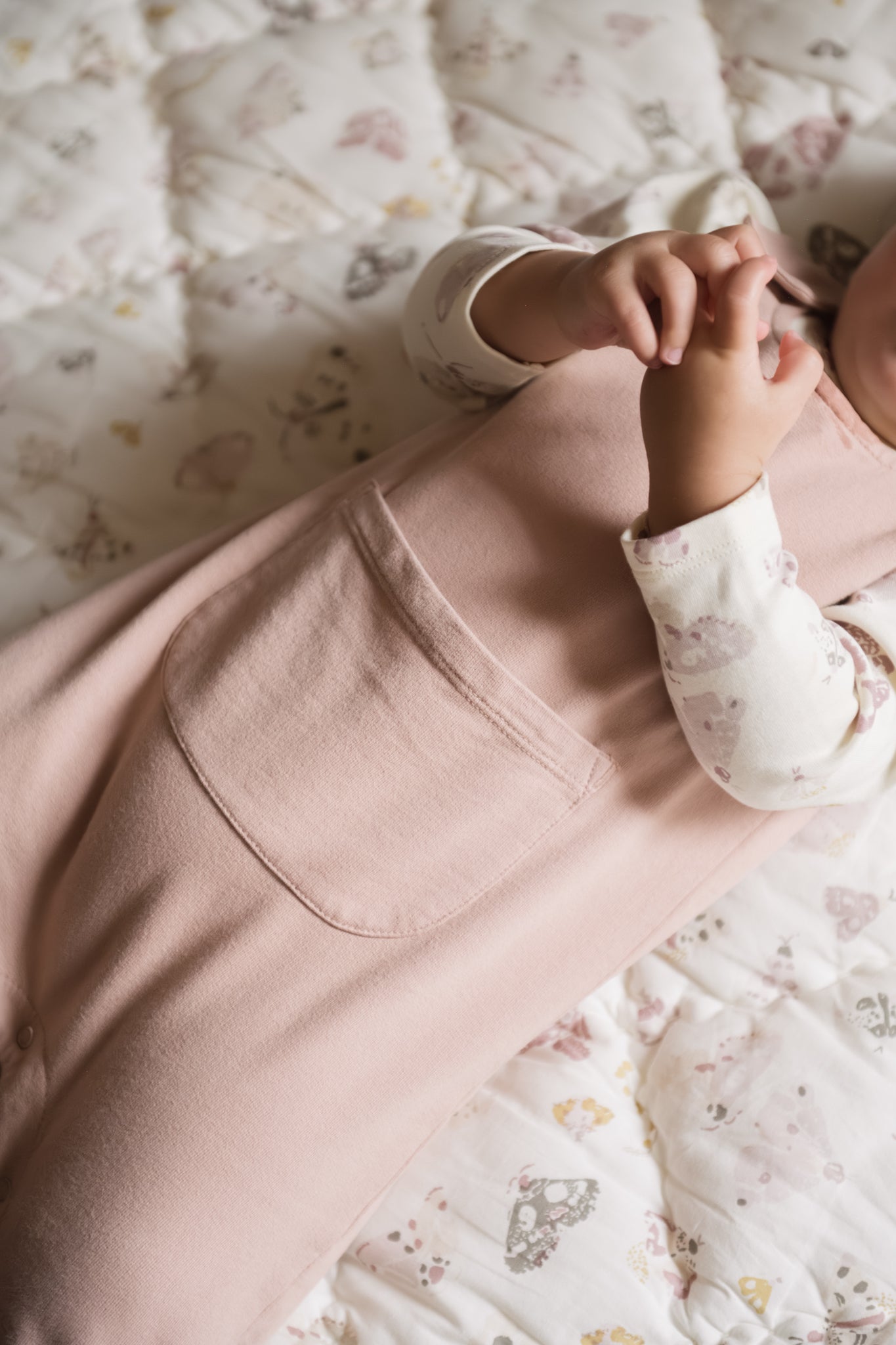 Pehr-French Terry Overalls- Soft Peony-2