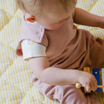 Pehr-French Terry Overalls- Soft Peony-5