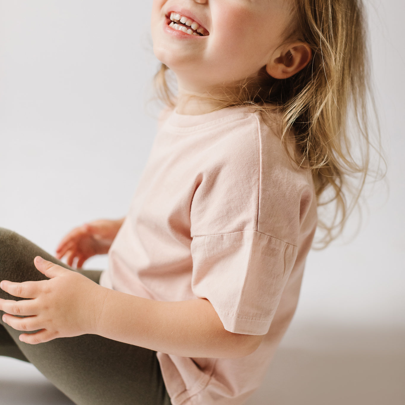 Pehr-Garment Dye T-shirt-Soft Peony-Toddler-2