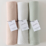 Pehr-Pin Dot Swaddle- Pin Dot Sea-2