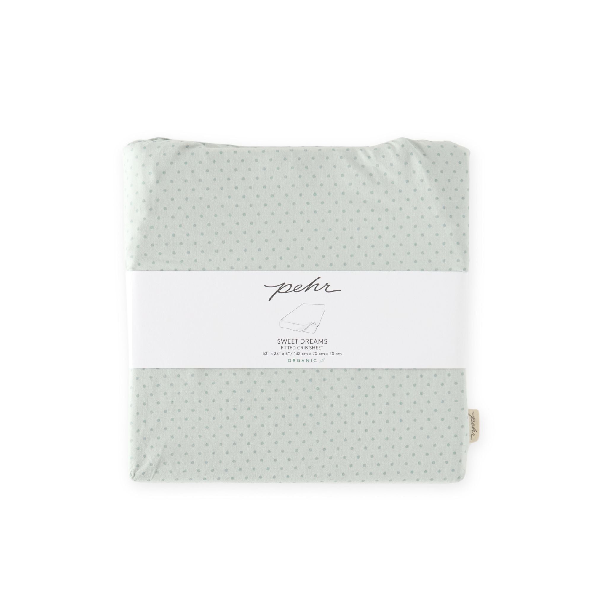Pehr-Pin Dot Crib Sheet- Pin Dot Sea-3