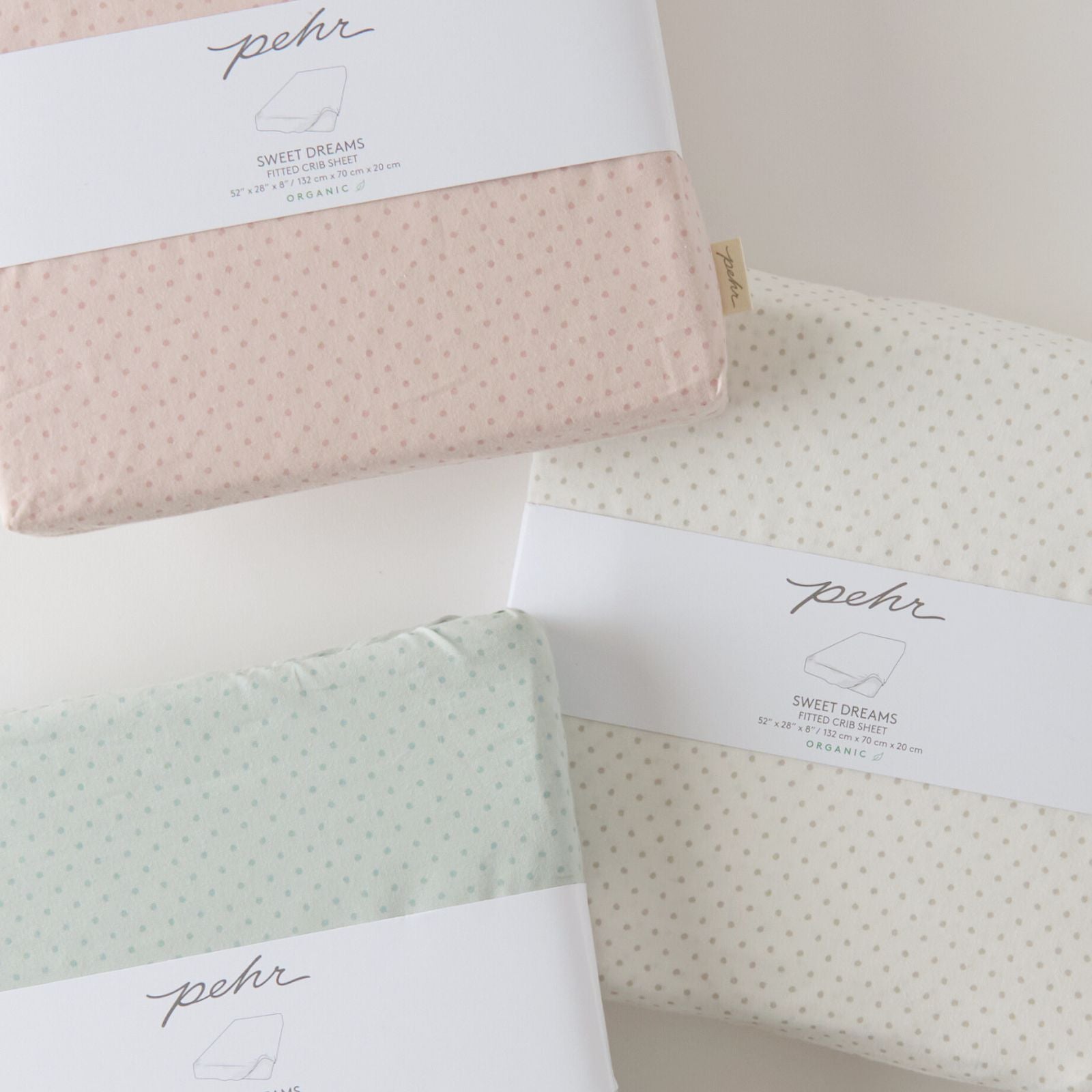 Pehr-Pin Dot Crib Sheet- Pin Dot Peony-2