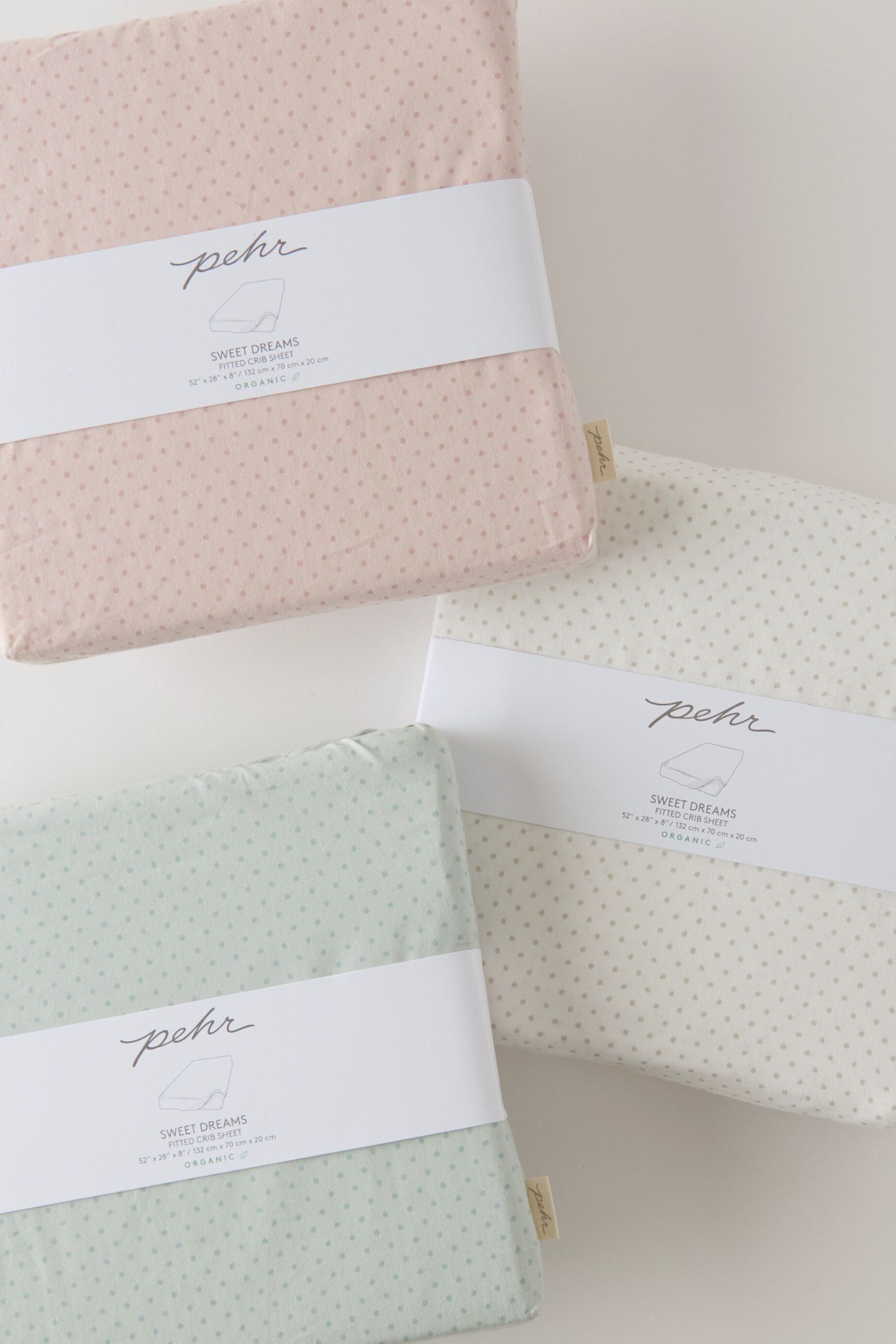 Pehr-Pin Dot Crib Sheet- Pin Dot Peony-2