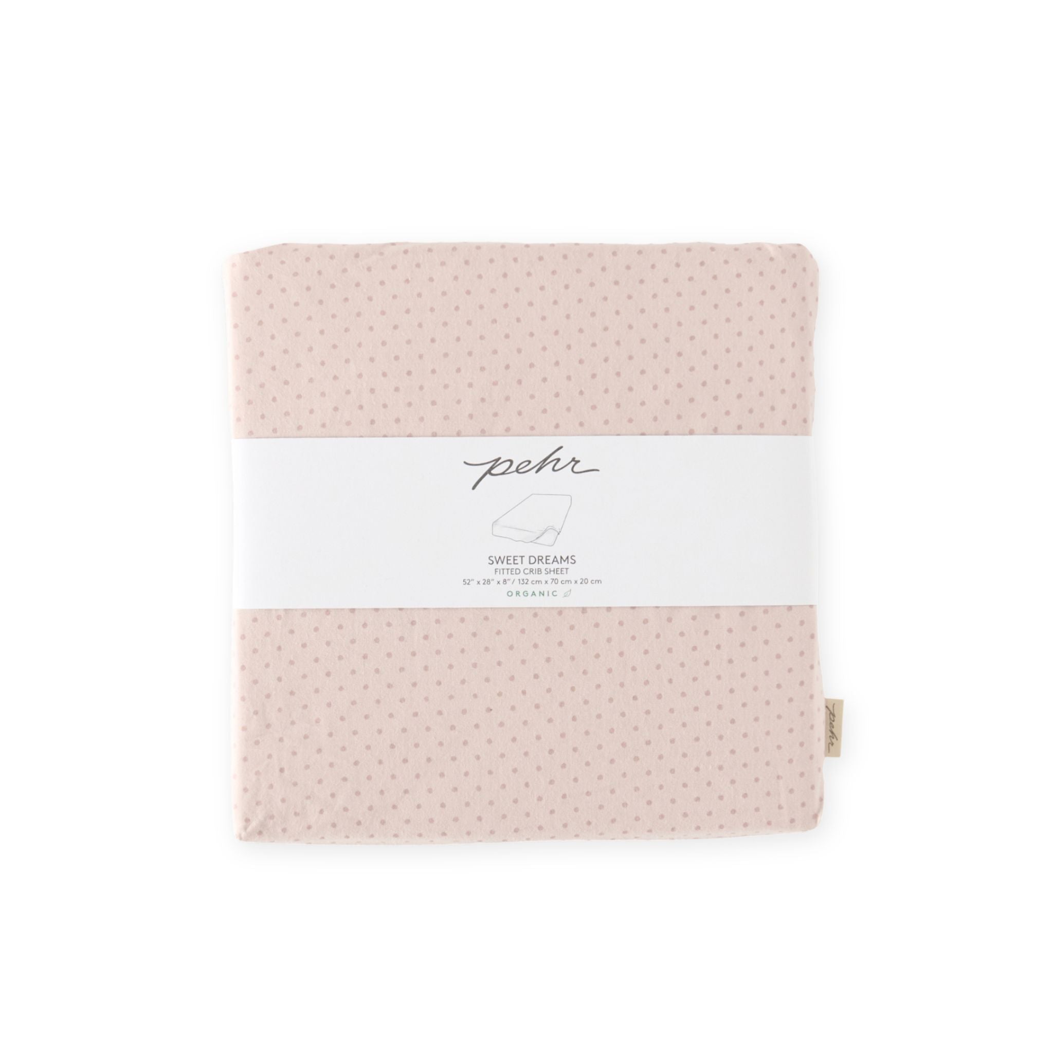 Pehr-Pin Dot Crib Sheet- Pin Dot Peony-3
