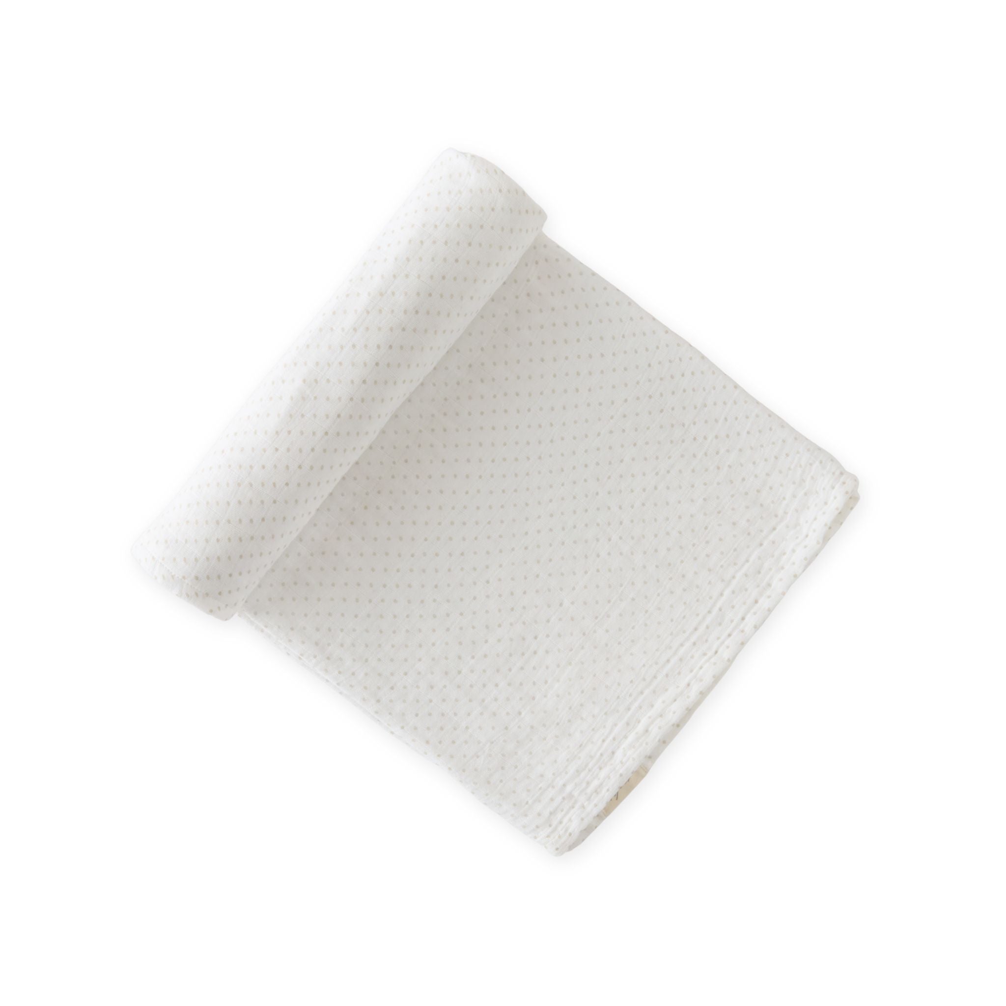 Pehr-Pin Dot Swaddle- Pin Dot Pebble-1