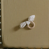 Pehr-Gingham Crib Sheet-Dijon-3