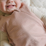 Pehr - Sailor Stripe Front Zipper 1.0 TOG Sleep Bag - Tea Rose - 0-9 mos-2