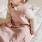 Pehr - Sailor Stripe Front Zipper 1.0 TOG Sleep Bag - Tea Rose - 0-9 mos-3