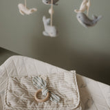 Pehr-Striped On the Go Portable Changing Pad-Stripes Away Pebble Grey-5