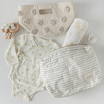 Pehr-On The Go Pouch-Stripes Away Pebble Grey-4