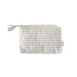 Pehr-On The Go Mini Pouch-Stripes Away Pebble Grey-1