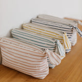 Pehr-On The Go Mini Pouch-Stripes Away Pebble Grey-3