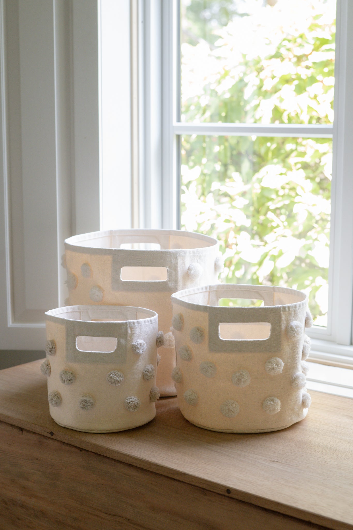 Pehr-Pom Pom Basket-Pint-Natural-2