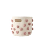 Pom Pom Basket - Pint - Rose Pink