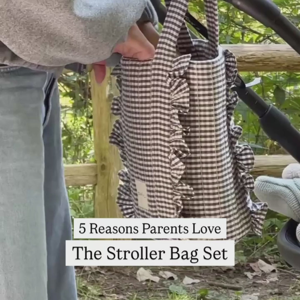Pehr-Bucket Stroller Organizer Set-Mulberry-2