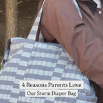 Pehr-Convertible Diaper Bag-Indigo Stripe-11