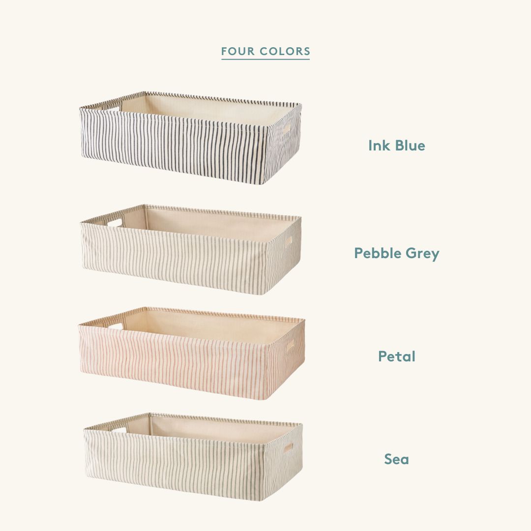 Pehr - Printed Hideaway Caddy - Stripes Away Petal -6