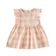 Checkmate Flutter Dress Dress Pehr Canada Checkmate Shell Pink 6 - 12 mos. 