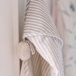 Pehr-Striped Hooded Towel-Stripes Away Pebble Grey-3