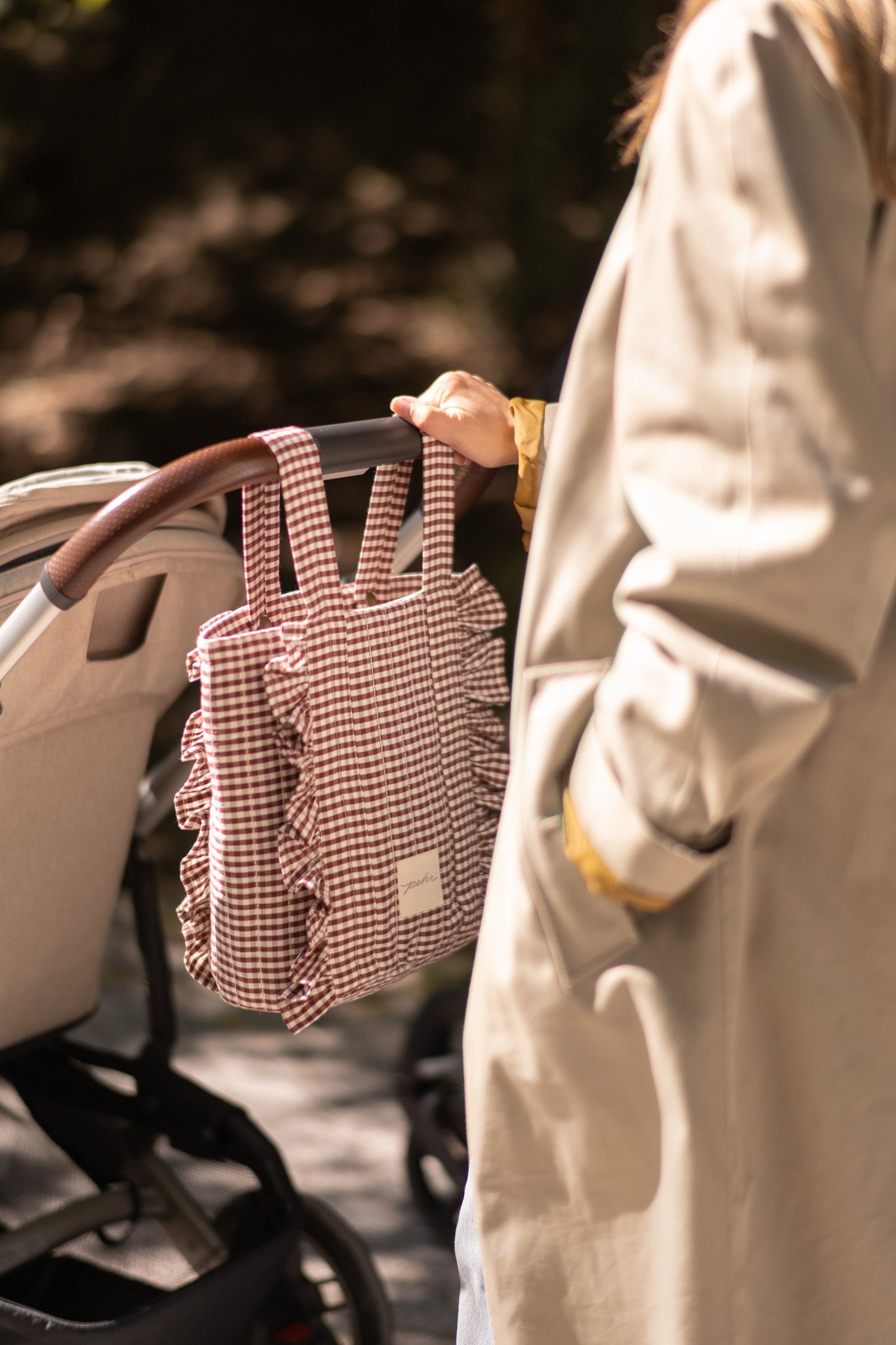 Pehr-Bucket Stroller Organizer Set-Mulberry-10