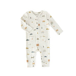 Henley Patch Pocket Romper Romper Pehr Canada Rush Hour 0 - 3 mos. 