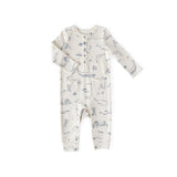 Pehr-Henley Patch Pocket Romper-Life Aquatic-1