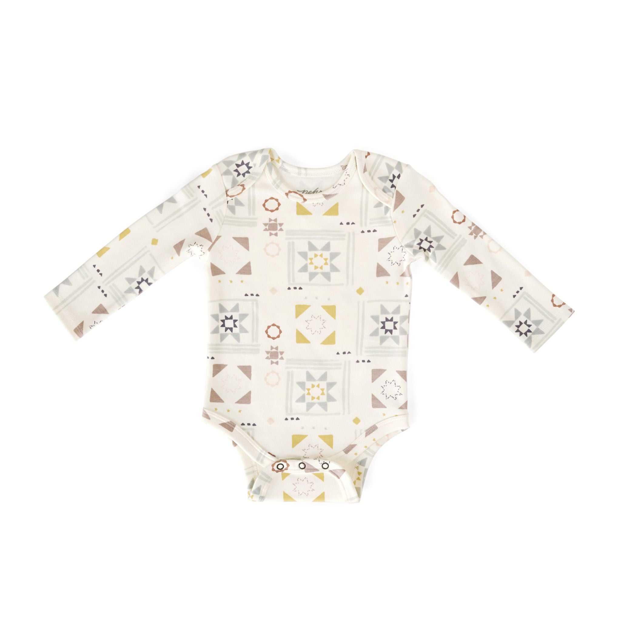 Lap Shoulder One-Piece One-Piece Pehr Canada Patchwork 0 - 3 mos. 