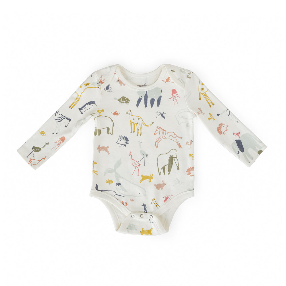Lap Shoulder One-Piece One-Piece Pehr Canada Into The Wild 0 - 3 mos. 