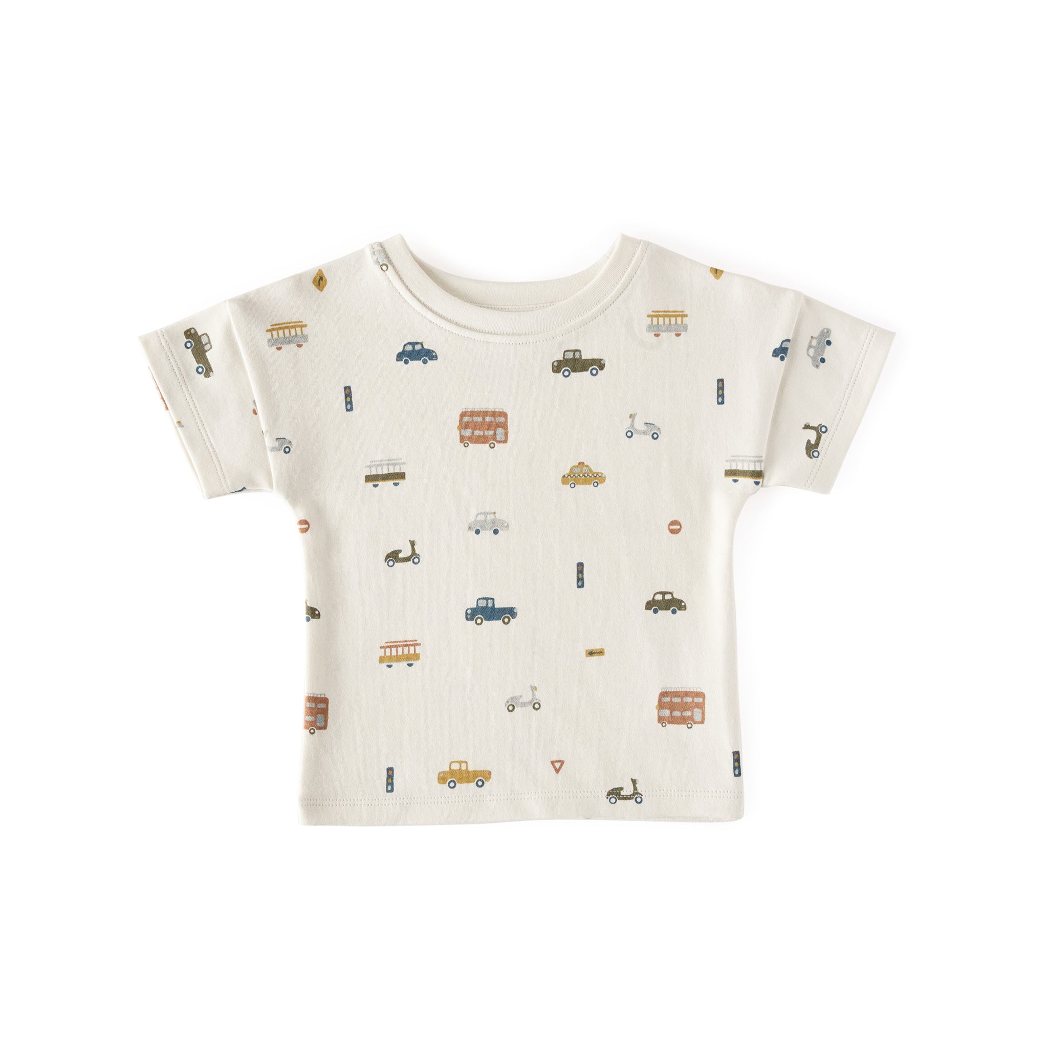 Dropped Shoulder Short Sleeve T-Shirt T-Shirt Pehr Canada Rush Hour 18 - 24 mos. 