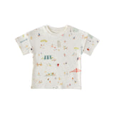 Pehr-Dropped Shoulder Short Sleeve T-Shirt-Explore the World-1