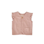 Pehr-French Terry Ruffle Vest-Soft Peony-1