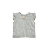 Pehr-French Terry Ruffle Vest-Soft Sea-1